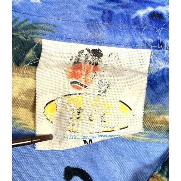 VTG Hawaiian Shirt Clip Art and Comics Sans Font Size Medium - Picture 3 of 6